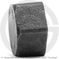 Заглушка чугунная ВР (ВН) Ду 25 (1") Заглушка чугунная ВР (ВН) Ду 25 (1")