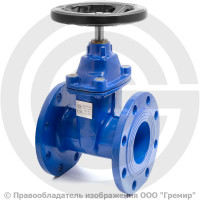 Задвижка чугунная фланцевая Ду-80 Ру-16 (Т<120°С) черный штурвал 30ч39р Китай Задвижка чугунная фланцевая Ду-80 Ру-16 (Т<120°С) черный штурвал 30ч39р Китай